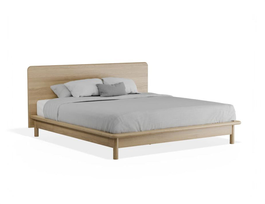 Nordica Bed Frame - Solid Oak, King