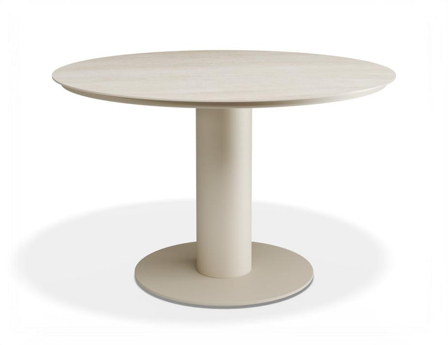 Loma Dining Table Latte 120cm - Outdoor - Dune Ceramic Top
