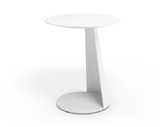 Roam Side Table - Outdoor - White, Aluminium, 40.5cm W