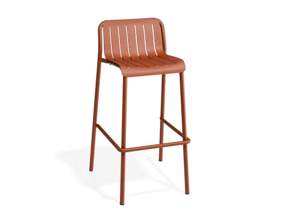 Roku Bar Stool - Outdoor - Papaya, Aluminium, 96cm H