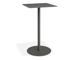 Roku High Bar Table - Outdoor - Charcoal - 75 x 75cm Table Top