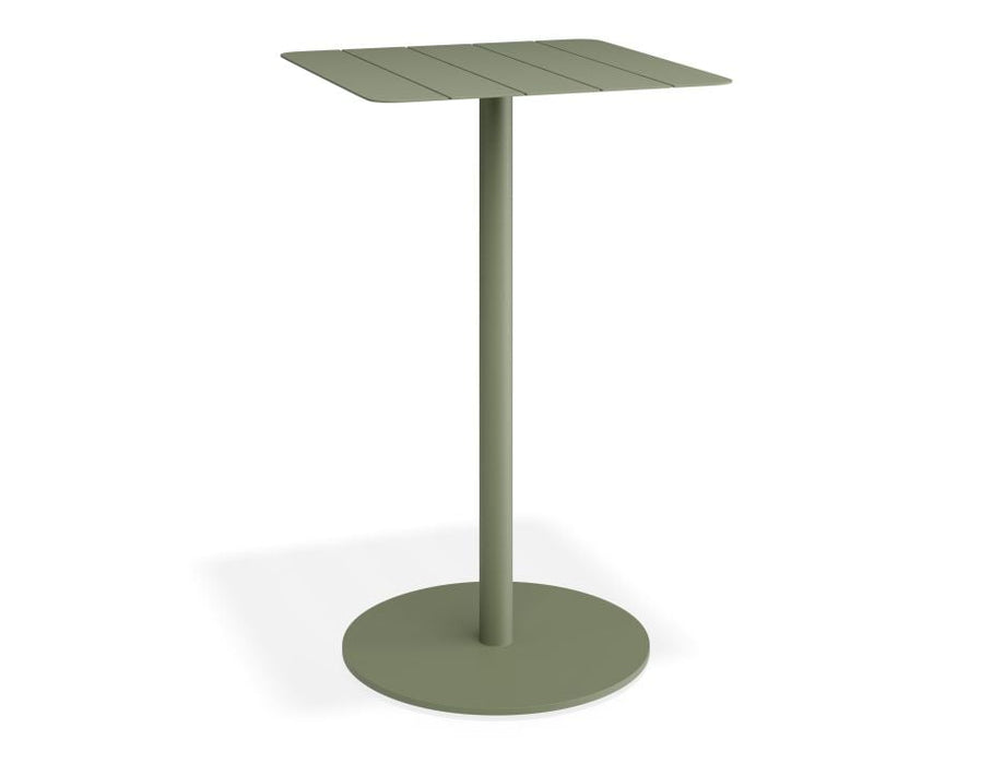 Roku High Bar Table - Outdoor - Eucalyptus Green - 75 x 75cm Table Top