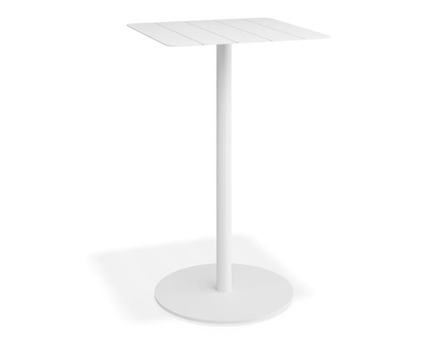 Roku High Bar Table - Outdoor - White - 75 x 75cm Table Top