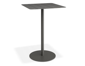 Roku High Bar Table - Outdoor - Charcoal - 75 x 75cm Table Top