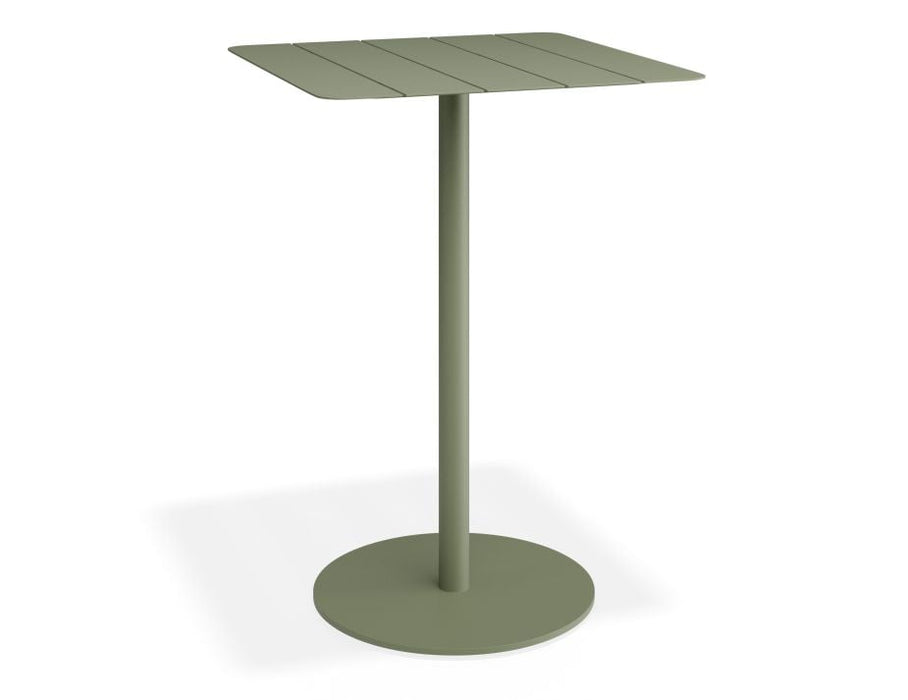 Roku High Bar Table - Outdoor - Eucalyptus Green - 75 x 75cm Table Top