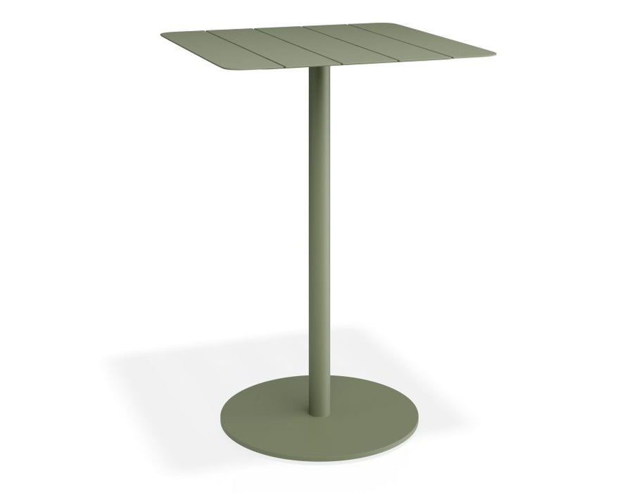 Roku High Bar Table - Outdoor - Eucalyptus Green - 65 x 65cm Table Top