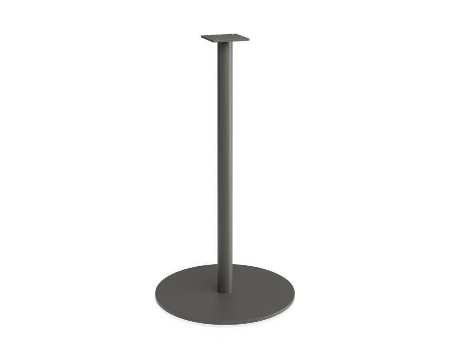 Roku Bar Table Base and Pole 110cm Charcoal