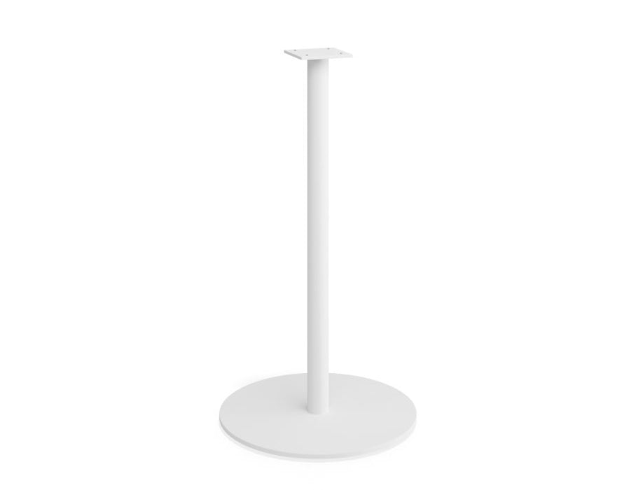 Roku Bar Table Base and Pole 110cm White