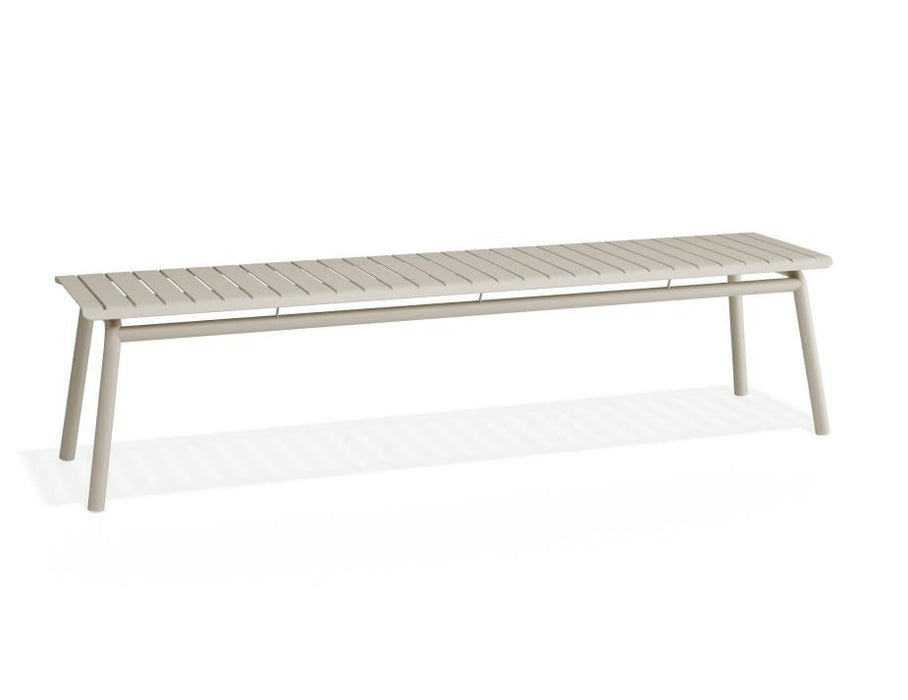 Roku Bench 190cm - Outdoor - Latte - Bench with Green Cushion