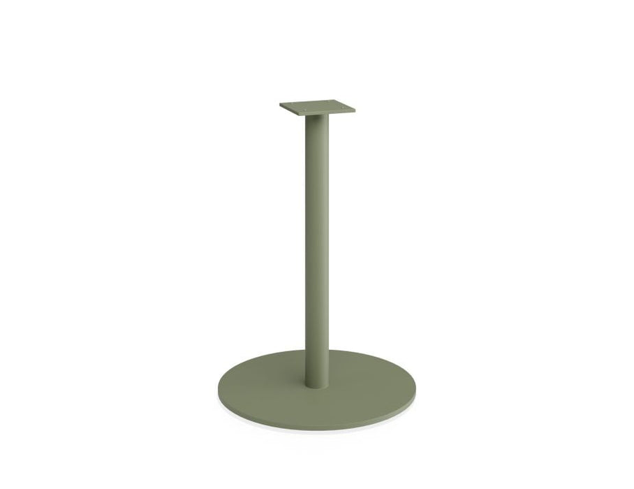 Roku Cafe Table Base and Pole 71cm Eucalyptus Green - 55cm Base