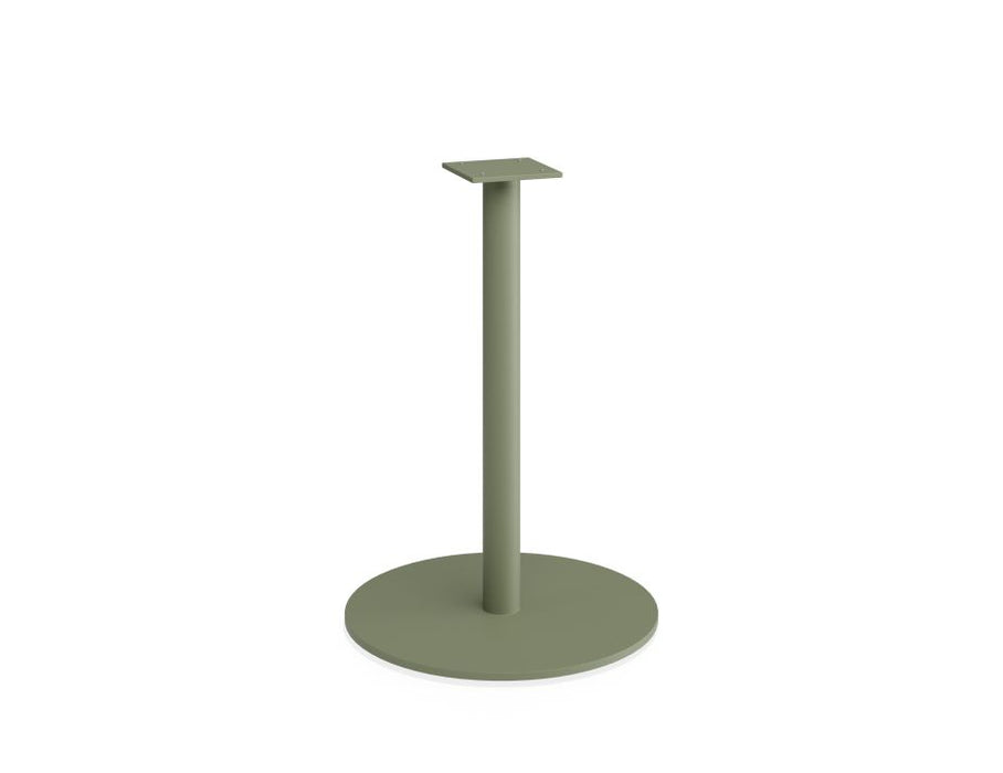 Roku Cafe Table Base and Pole 71cm Eucalyptus Green - 50cm Base