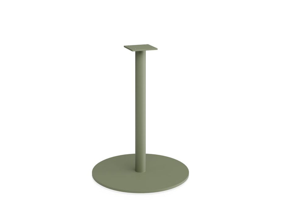 Roku Cafe Table Base and Pole 71cm Eucalyptus Green - 50cm Base