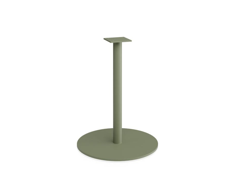 Roku Cafe Table Base and Pole 71cm Eucalyptus Green - 55cm Base