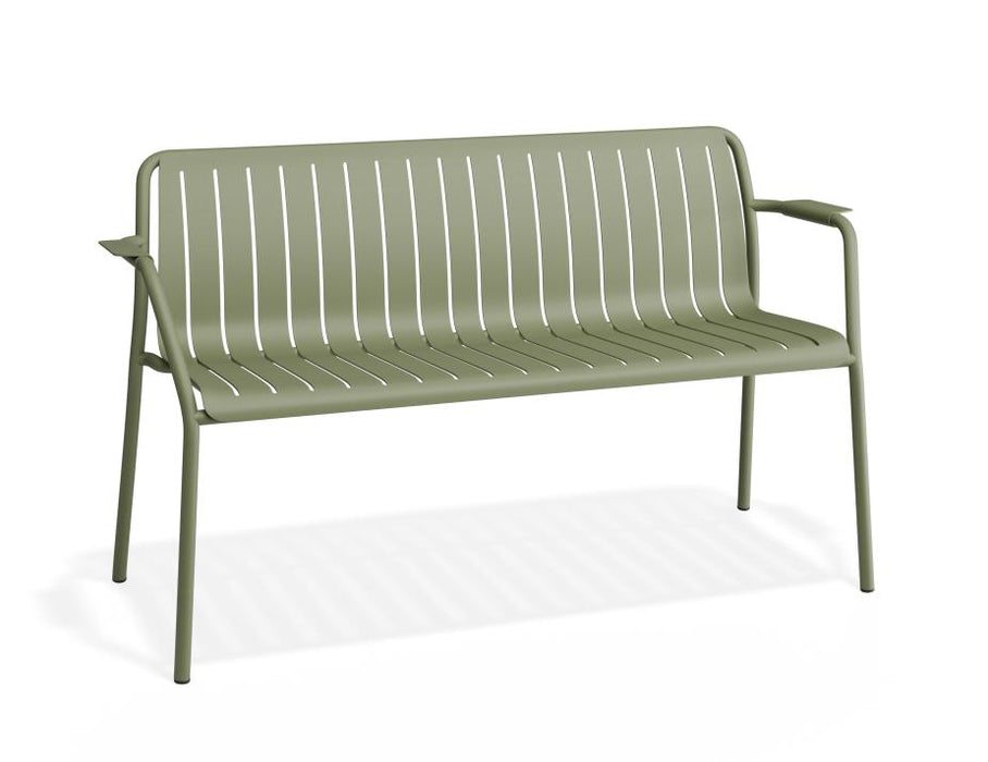 Roku Garden Bench 125cm - Outdoor - Eucalyptus Green - Chair Only