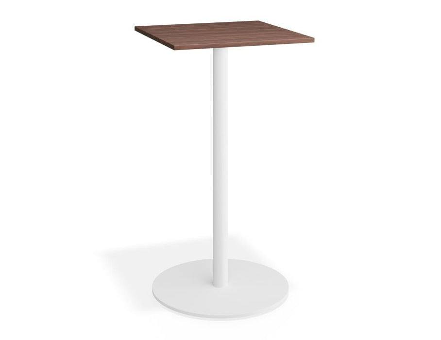 Roku Spotted Gum High Bar Table - Outdoor - White - 75.5 x 75.5 Top