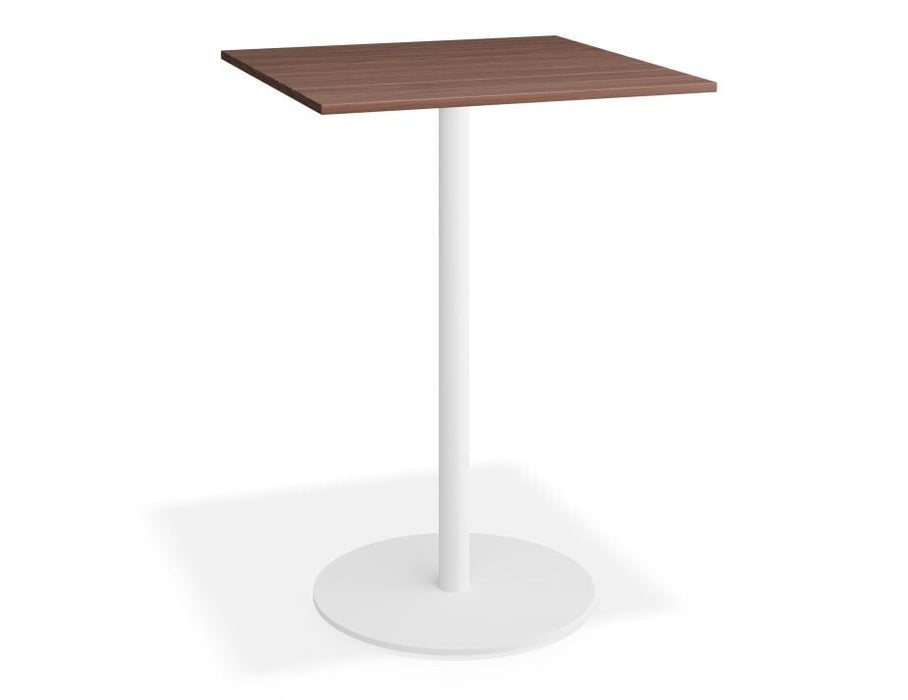 Roku Spotted Gum High Bar Table - Outdoor - White - 85 x 85 Top