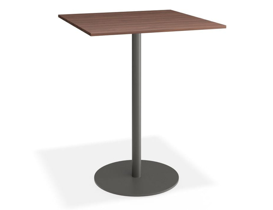 Roku Spotted Gum High Bar Table - Outdoor - Charcoal - 75.5 x 75.5 Top