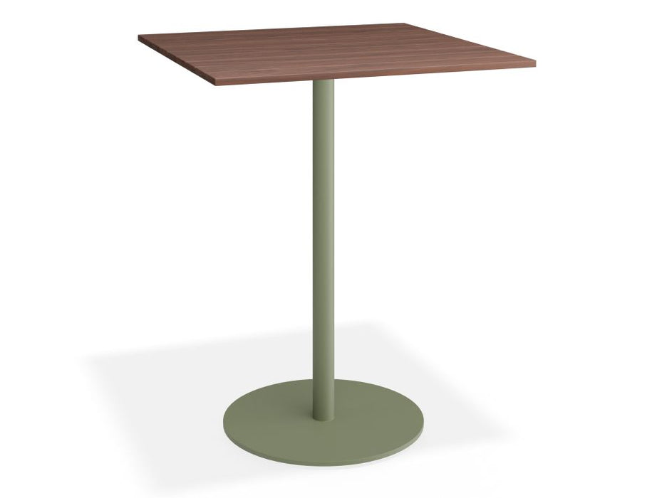 Roku Spotted Gum High Bar Table - Outdoor - Eucalyptus Green - 56.5 x 56.5 Top