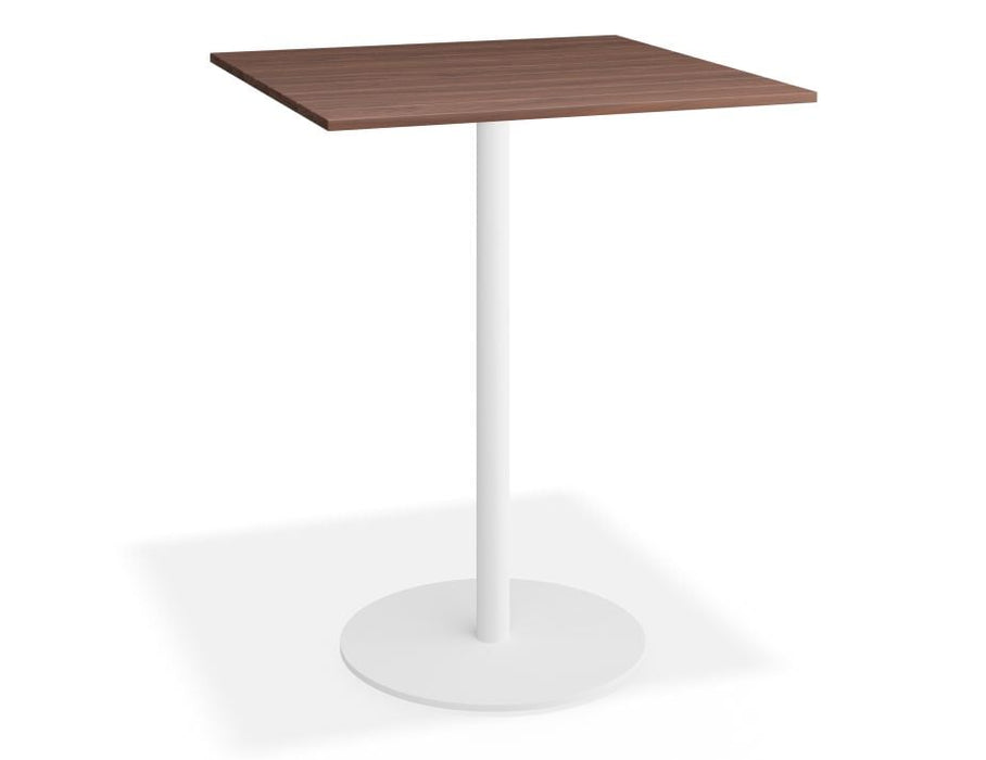 Roku Spotted Gum High Bar Table - Outdoor - White - 66 x 66 Top