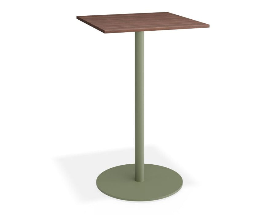 Roku Spotted Gum High Bar Table - Outdoor - Eucalyptus Green - 66 x 66 Top