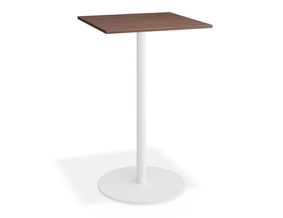 Roku Spotted Gum High Bar Table - Outdoor - White - 75.5 x 75.5 Top
