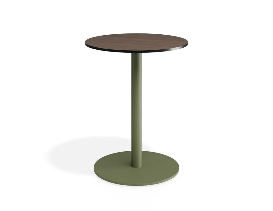 Roku Solara Compact Laminate Cafe Table - Outdoor - Eucalyptus Green - 75 Dia Top