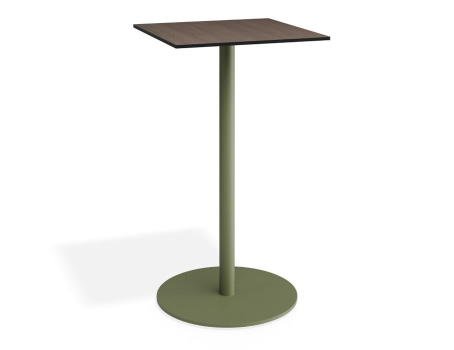 Roku Solara Compact Laminate High Bar Table - Outdoor - Eucalyptus Green - 60x60 Top