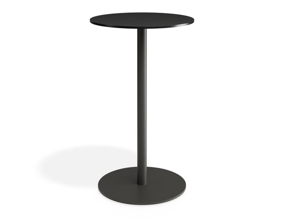 Roku Solara Compact Laminate High Bar Table - Outdoor - Charcoal - 70x70 Top