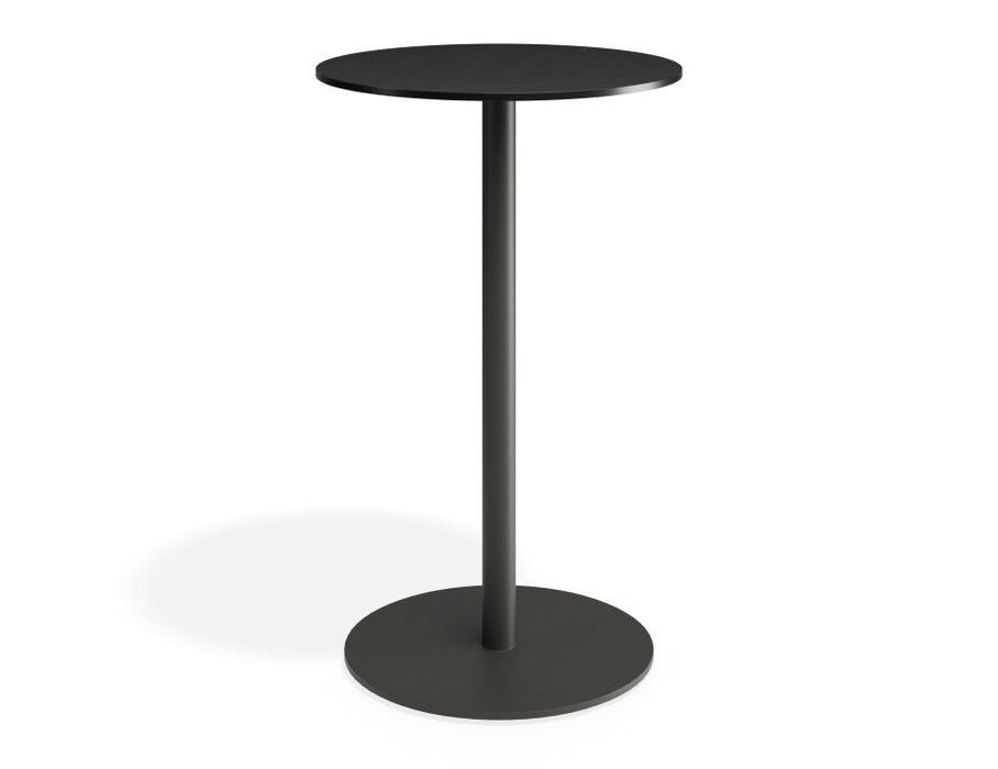 Roku Solara Compact Laminate High Bar Table - Outdoor - Charcoal - 60x60 Top