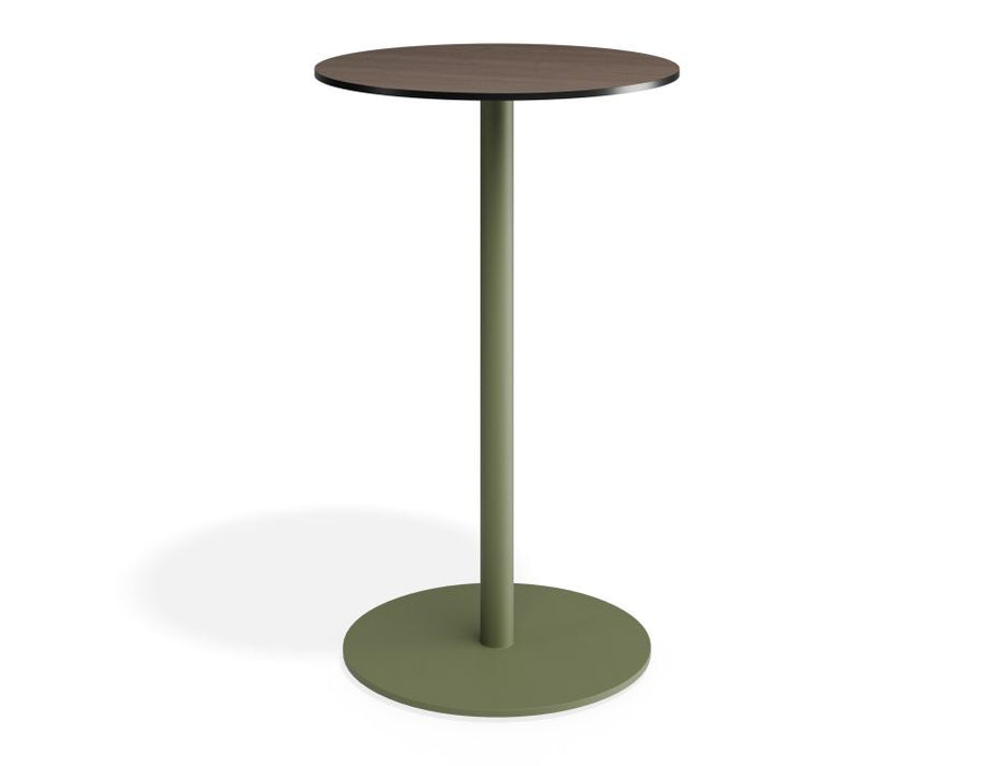 Roku Solara Compact Laminate High Bar Table - Outdoor - Eucalyptus Green - 65 Dia Top