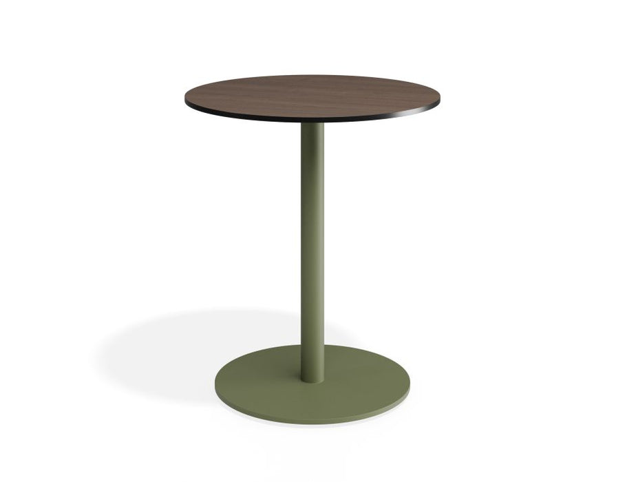 Roku Solara Compact Laminate Cafe Table - Outdoor - Eucalyptus Green - 65 Dia Top