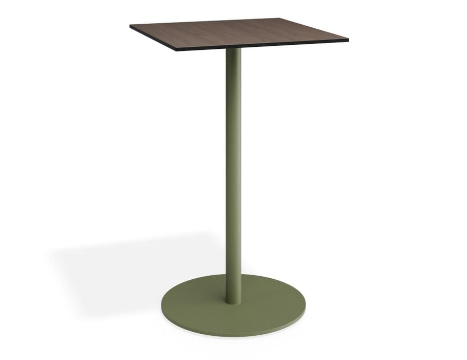 Roku Solara Compact Laminate High Bar Table - Outdoor - Eucalyptus Green - 65x65 Top