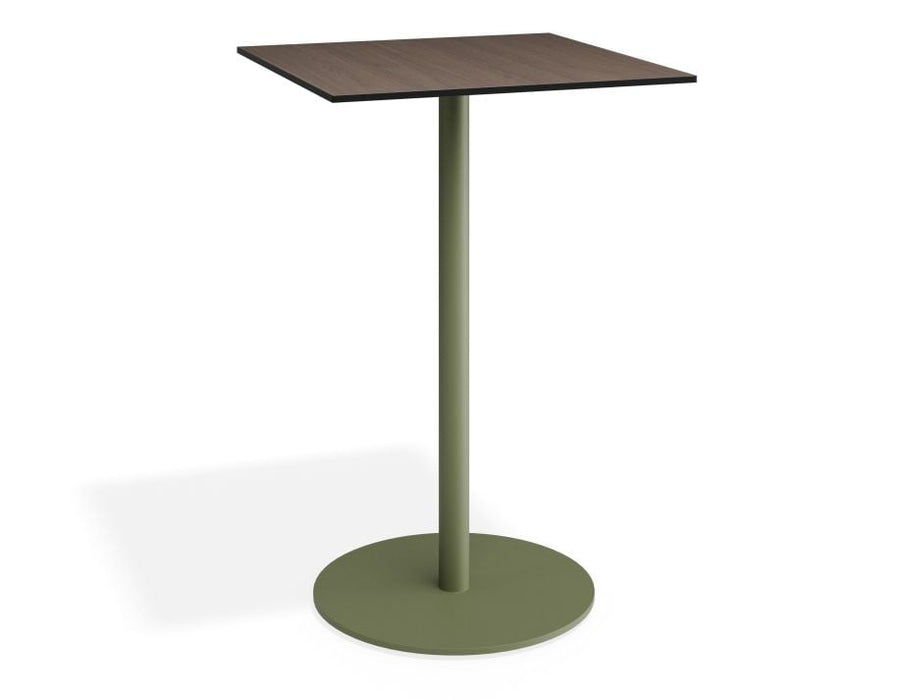 Roku Solara Compact Laminate High Bar Table - Outdoor - Eucalyptus Green - 65x65 Top