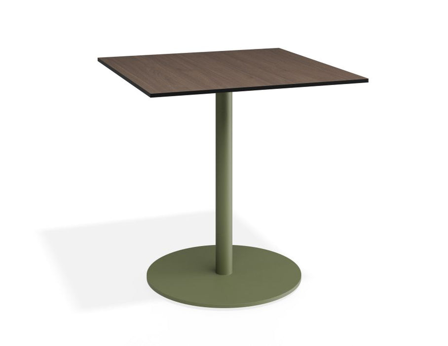 Roku Solara Compact Laminate Cafe Table - Outdoor - Eucalyptus Green - 75x75 Top