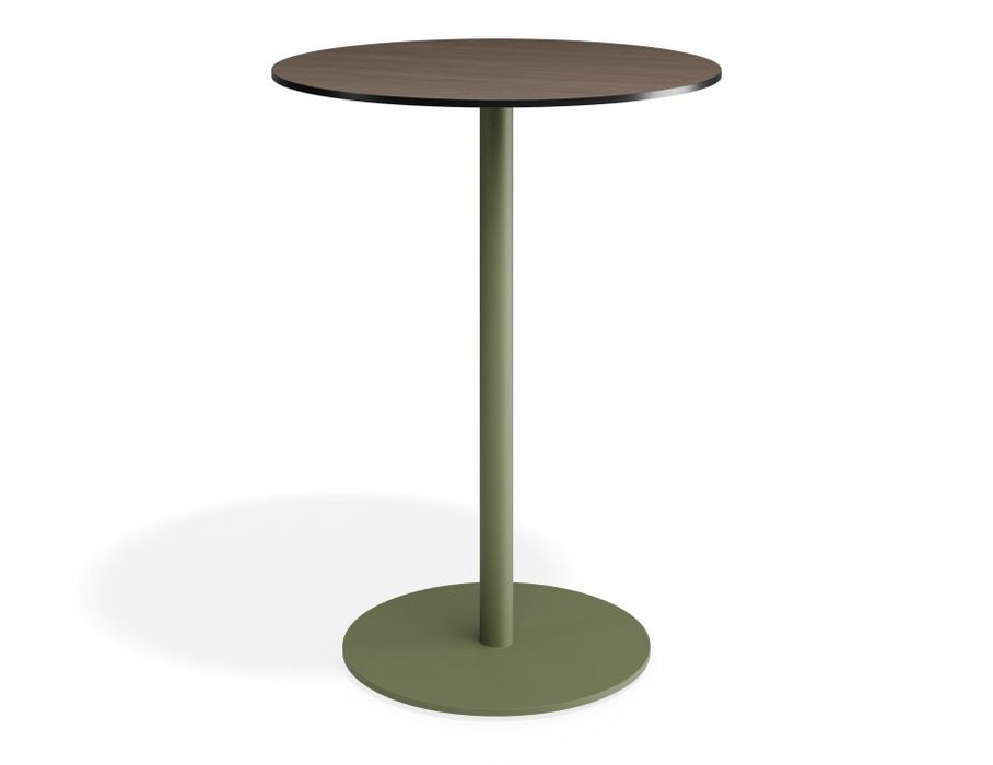 Roku Solara Compact Laminate High Bar Table - Outdoor - Eucalyptus Green - 80 Dia