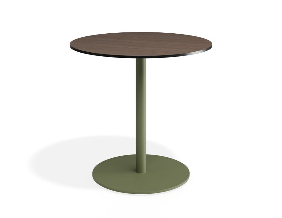 Roku Solara Compact Laminate Cafe Table - Outdoor - Eucalyptus Green - 80 Dia