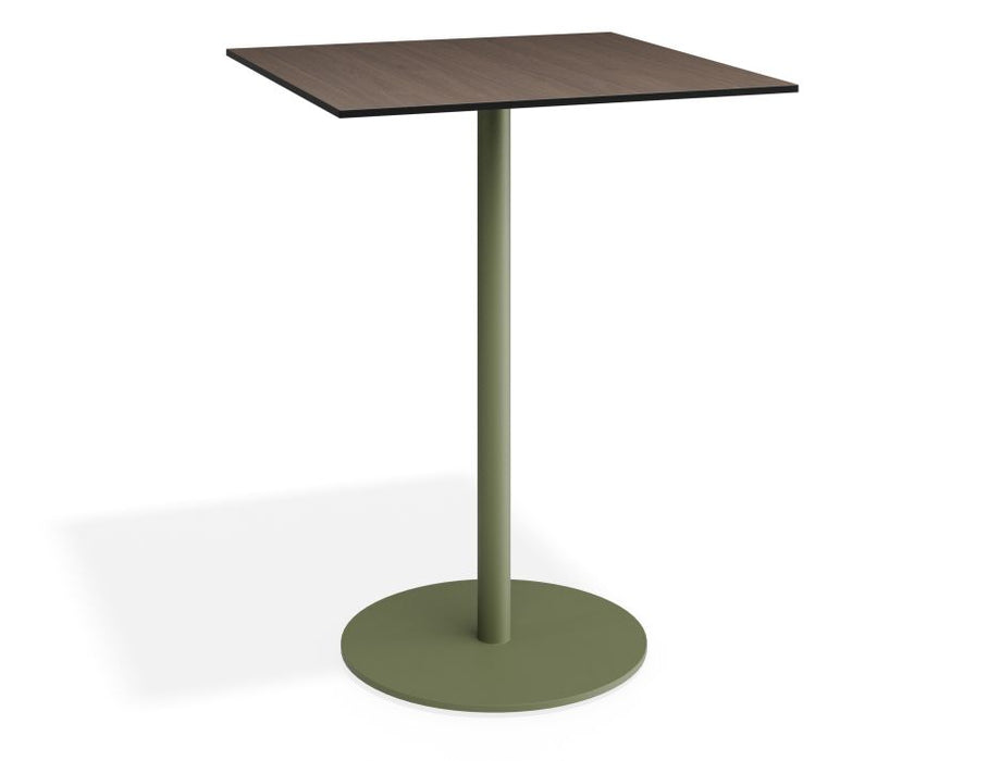 Roku Solara Compact Laminate High Bar Table - Outdoor - Eucalyptus Green - 80x80 Top