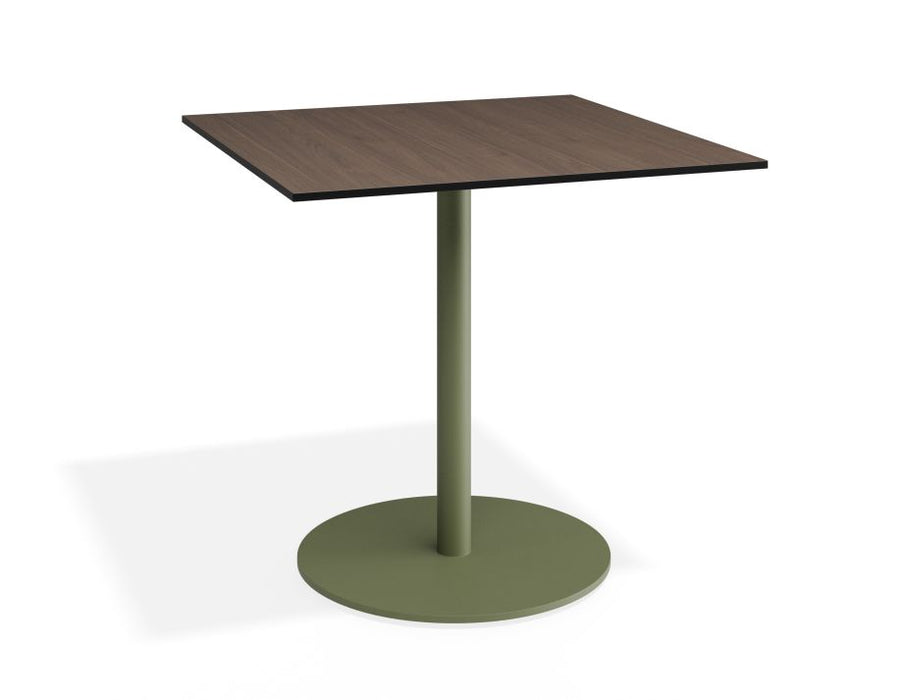 Roku Solara Compact Laminate Cafe Table - Outdoor - Eucalyptus Green - 80x80 Top