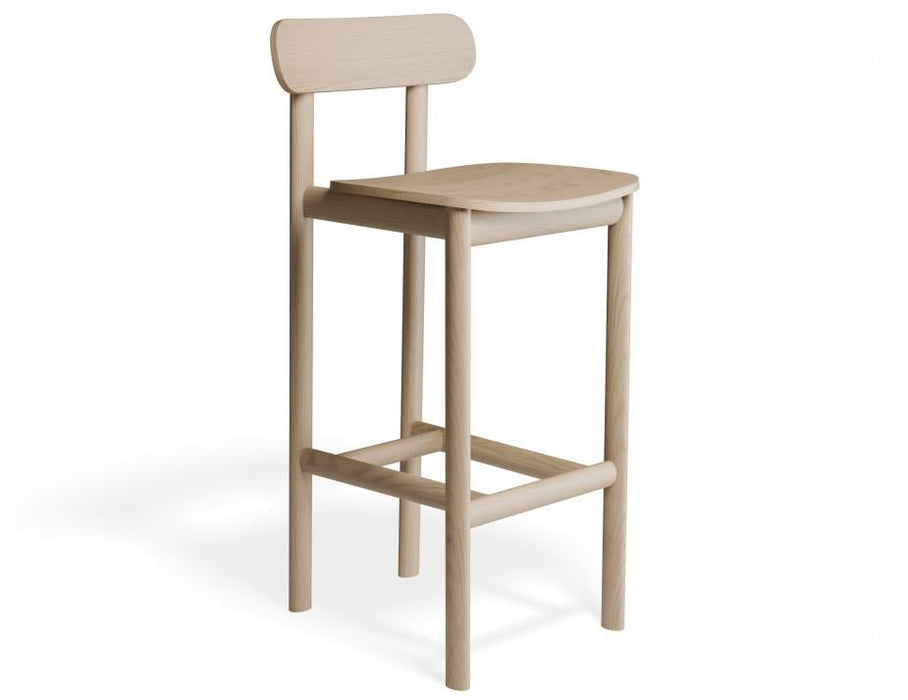 Zara Stool - Natural - 66cm Seat Height (Kitchen Bench height)