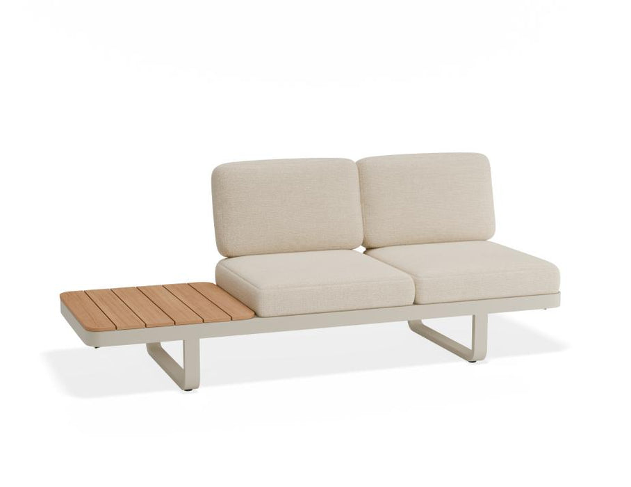 Delmar Config B - Outdoor - Latte - Husk Cushions