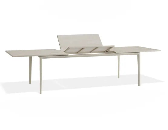 Arken Table - Outdoor - Extendable - Latte - Dune Ceramic Top, 320cm W