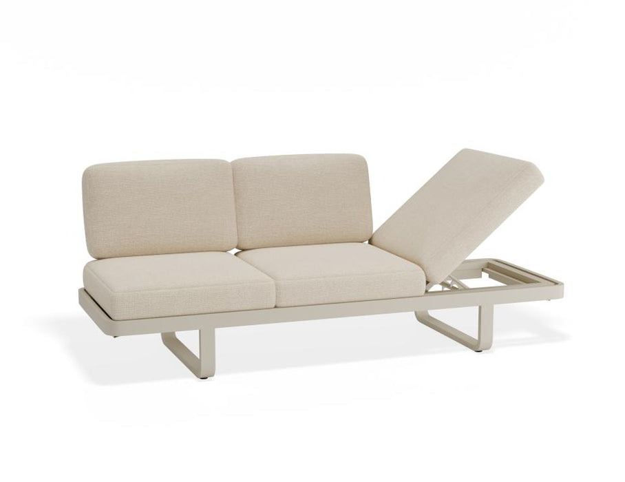 Delmar Config A - Outdoor - Latte - Husk Cushions