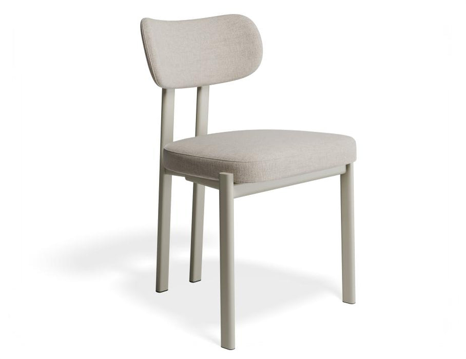 Nova Dining Chair - Dove Legs - Shell Fabric