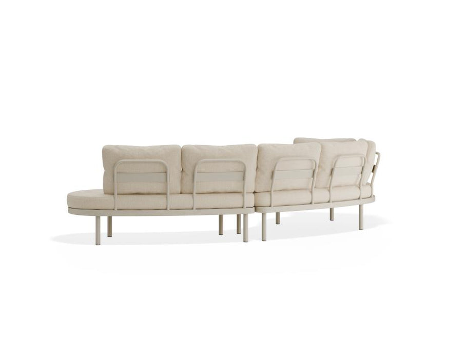 Aluna Sofa Right End Open - Latte - Outdoor