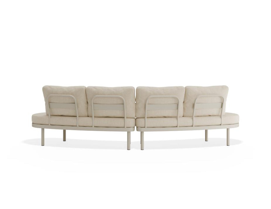 Aluna Sofa Open Ends - Latte - Outdoor