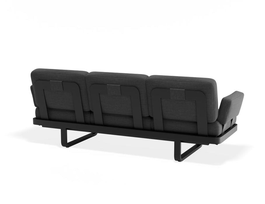 Delmar Config A - Outdoor - Charcoal - Granite Grey Cushions