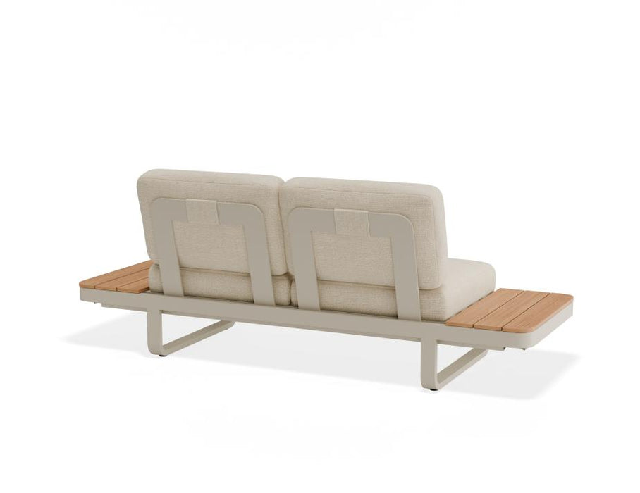 Delmar Config B - Outdoor - Latte - Husk Cushions