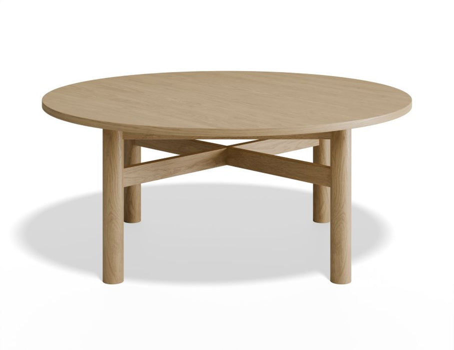 Nordica Coffee Table - Round - 96Dia - Solid Oak