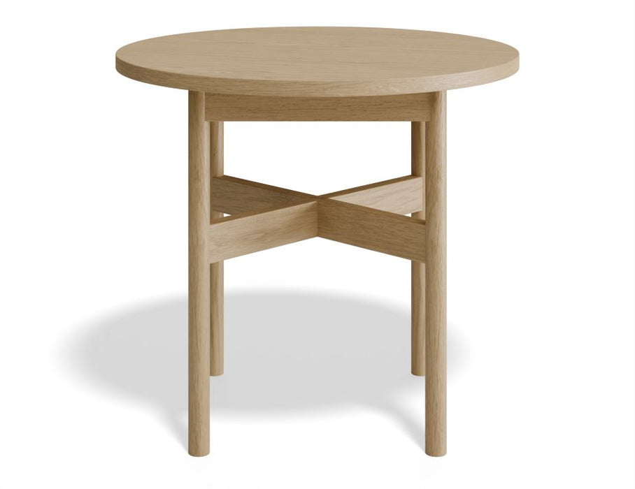 Nordica Side Table - Round - 50Dia - Solid Oak