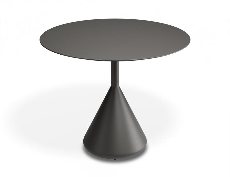 Kora Cafe Table 90cm Dia - Outdoor - Charcoal